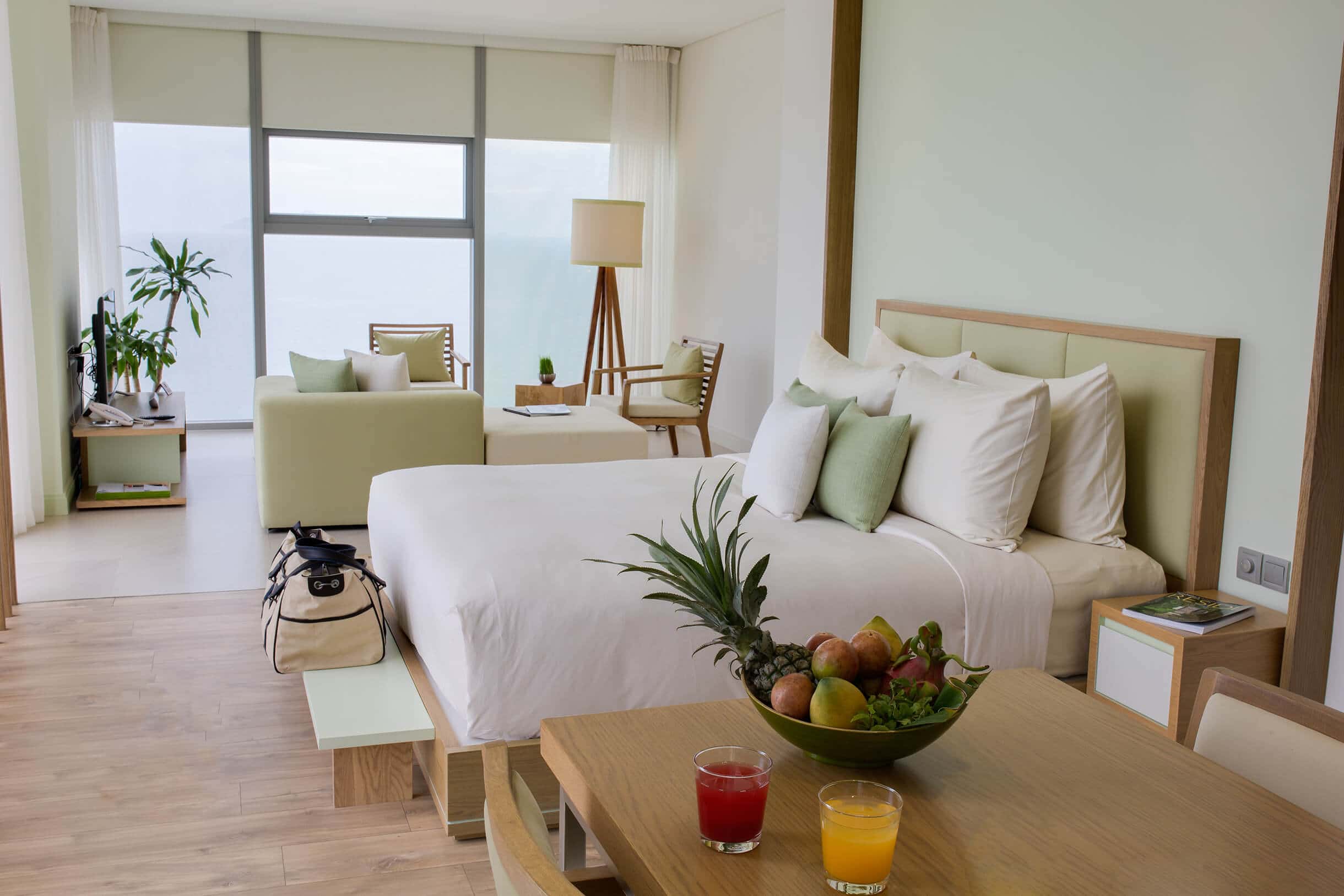 Phòng ngủ tại khách sạn Fusion Suites Đà Nẵng