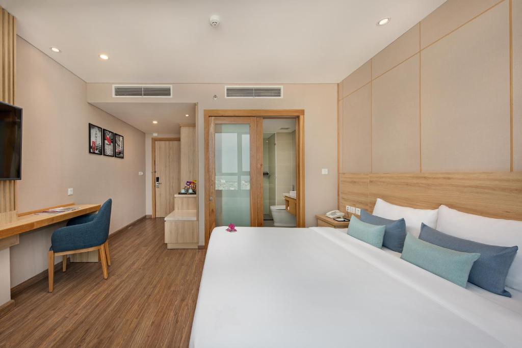Phòng ngủ tại khách sạn 4 sao Đà Nẵng