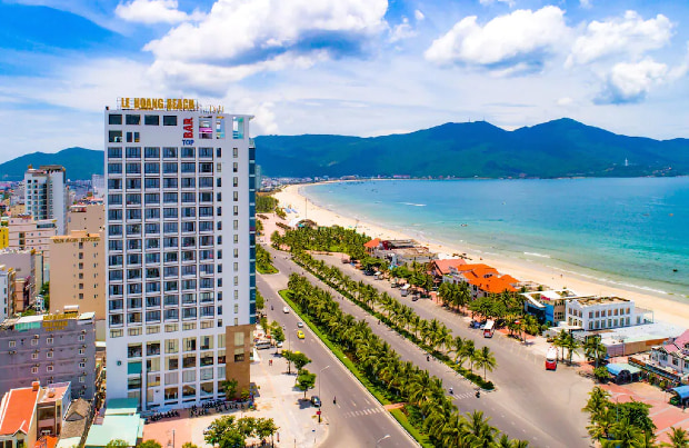 Le Hoang Beach khách sạn 4 sao đà nẵng đường võ nguyên giáp