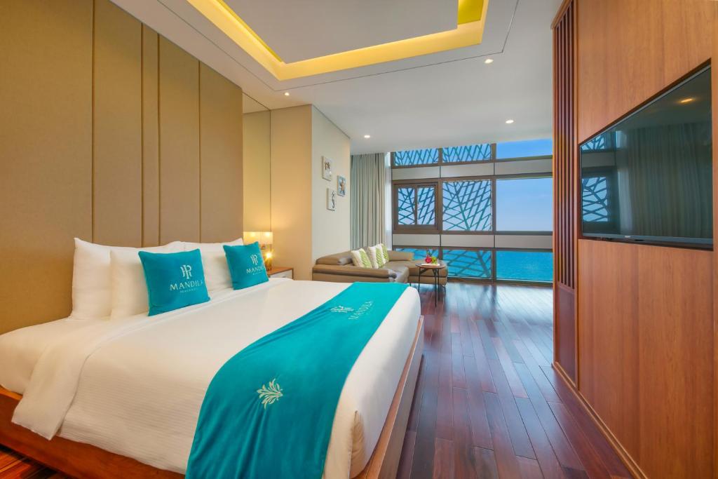 phòng ngủ tại khách sạn Mandila Đà Nẵng