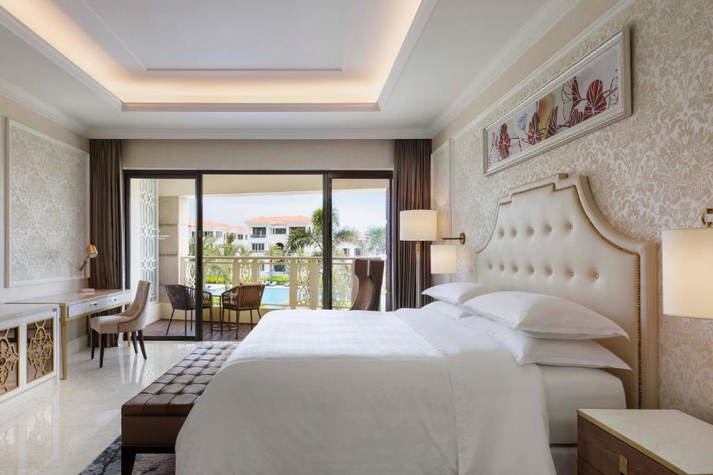 Phòng ngủ tại resort ven biển đà nẵng